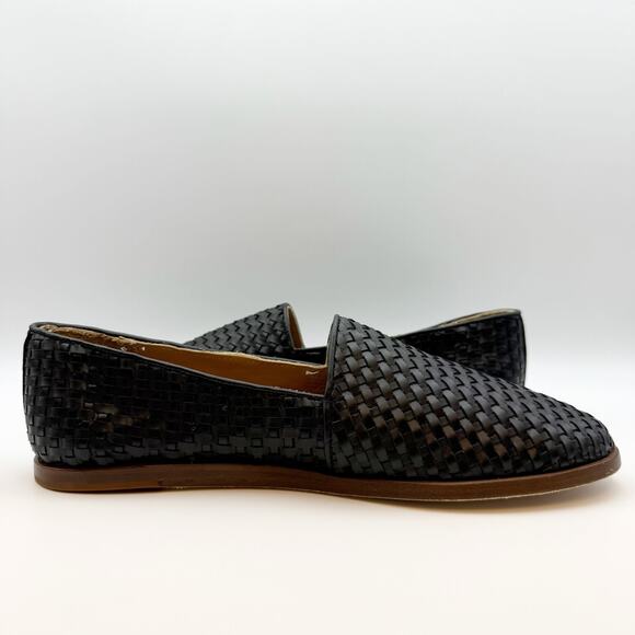 Nisolo Alejandro Mens Woven Slip-on Loafer US 10 Black Leather NIB - Picture 3 of 10
